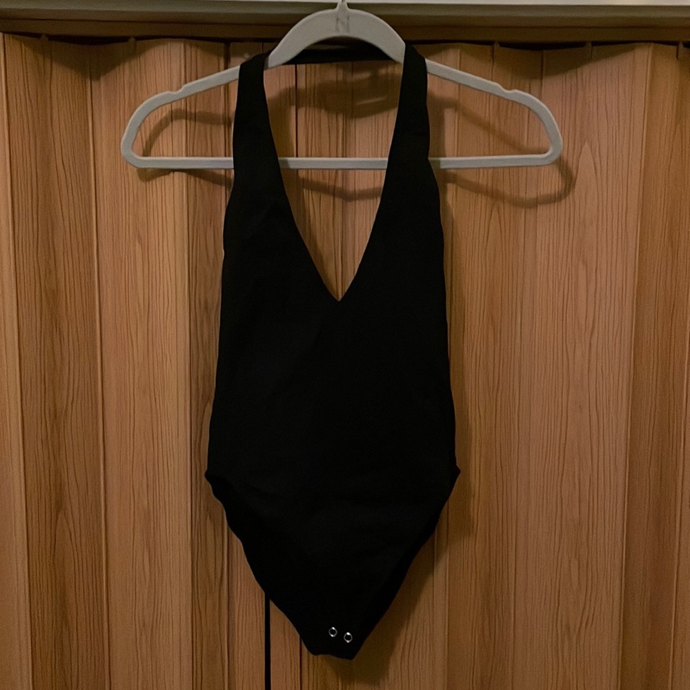 Small black body suit